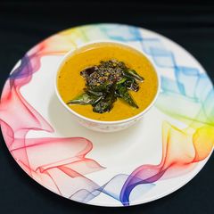Urad dal chutney/without coconut chutney A picture of Urad dal chutney/without coconut chutney.