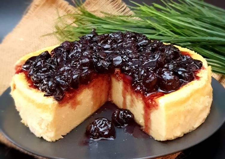 Bagaimana Menyiapkan Blueberry Cheesecake Anti Gagal