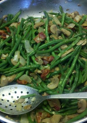 A picture of green beans.