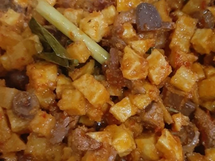 Cara Mudah Menyiapkan Resep Sambal Goreng Kentang Ati yang  Bikin Ketagihan Anti Ribet, Menggugah Selera