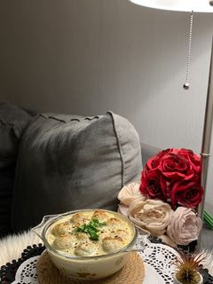 صورة لوصفة كرات البطاطس بالدجاج 🤍