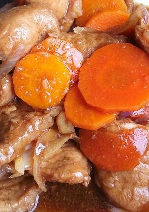 A picture of Kungpow Pork (non-spicy).