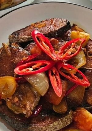 Foto resep Ikan tengiri masak kecap