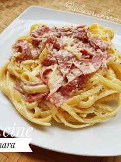 Foto resep Fettuccine Carbonara