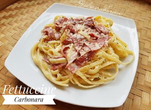 Foto resep Fettuccine Carbonara