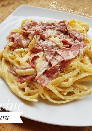 Foto resep Fettuccine Carbonara
