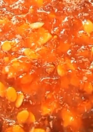 A picture of Sago Halwa.