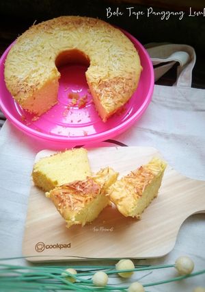 Foto resep Bolu Tape Panggang Lembut (Anti Gagal)