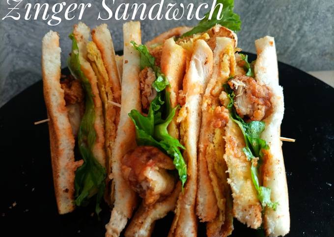 Step-by-Step Guide to Make Any-night-of-the-week Zinger Sandwich