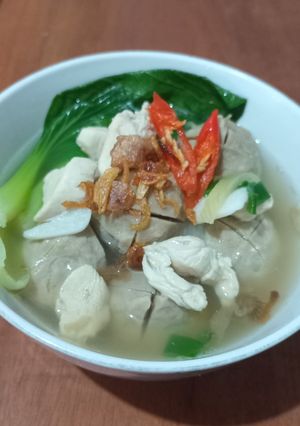 Foto resep Bakso Kuah Ayam Simpel