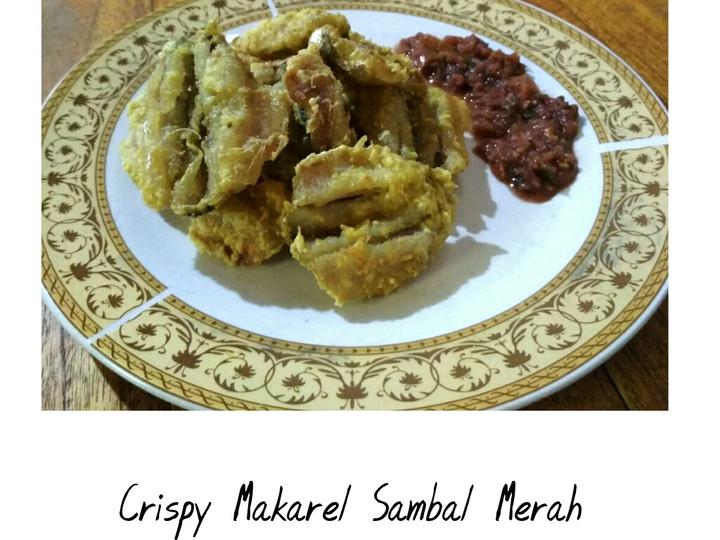 Resep Crispy Makarel Sambal Merah, Lezat