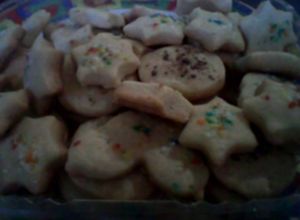 Una foto de Galletas de manteca muy buenas para compartir en esta época navideña