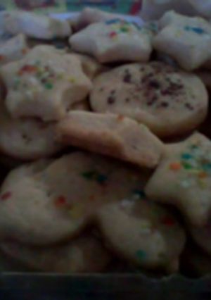Una foto de Galletas de manteca muy buenas para compartir en esta época navideña