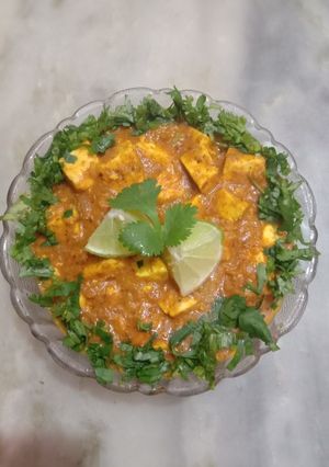 A picture of Paneer Peanut Masala.