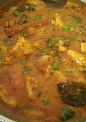 A picture of Veg kolhapuri.