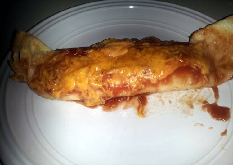 Simple Way to Make Homemade Easy Cheesy Chicken Enchilada