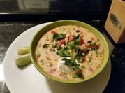 A picture of pollo a la cream chipotle