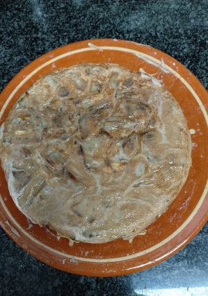 Una foto de Tortilla de alcachofas