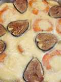 Cafloutis de albaricoques y brevas maduras