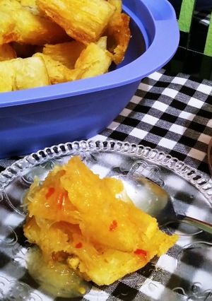 Foto resep Singkong Goreng Banjur Sambal Singkong