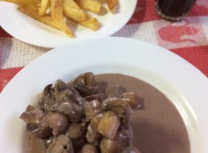 Una foto de Filete migñon champiñón a la pimienta