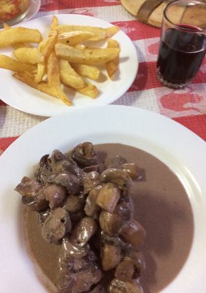 Una foto de Filete migñon champiñón a la pimienta