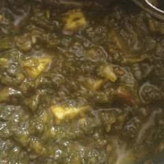 Palak paneer A picture of Palak paneer.