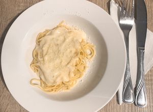 Foto de Esparguete ao Molho Branco (Bechamel)
