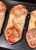 Pizzetas de atún y queso con pan de molde en Freidora de aire (Airfryer)  Receta de Airfryer_world- Cookpad