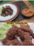 Babi Kapsim Goreng gurih, renyah, & nikmat
