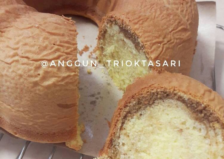 Cara Gampang Membuat Marmer cake yang Lezat Sekali