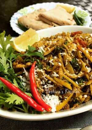 A picture of Bamboo Shoot Stir Fry.