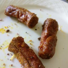 A picture of Crispy Vienna sausage kebabs.