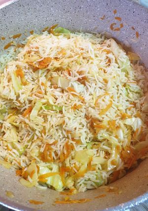 صورة لوصفة رز صيني بالخضار