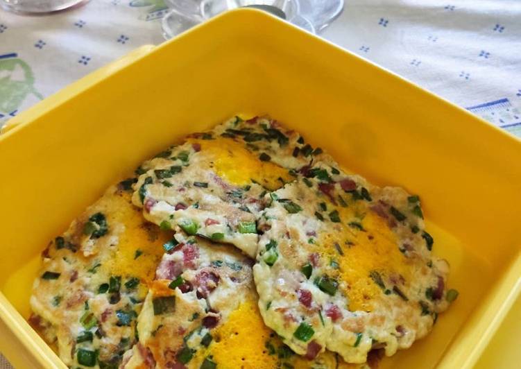 Tahu Pan Daging Telur