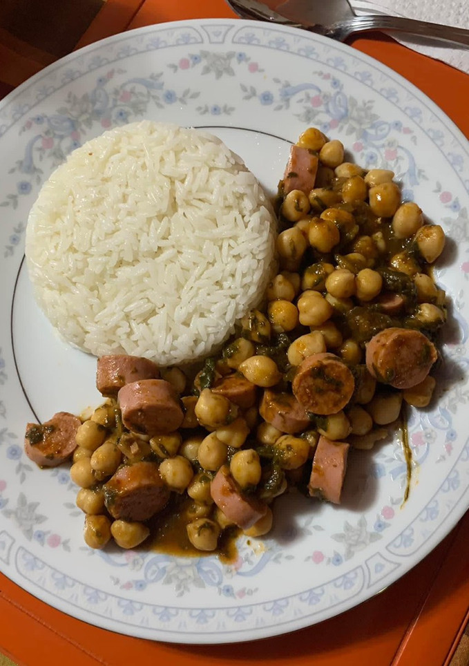 Una foto de Guiso de Garbanzos