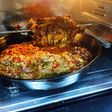 Poulet rôti au riz basmati
