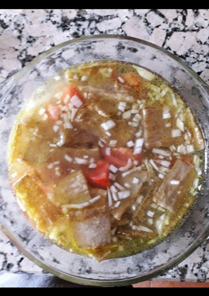 Una foto de Ensalada de pencas de acelga