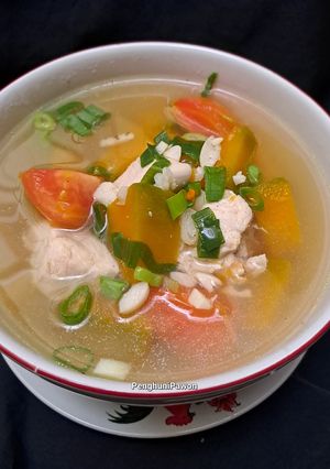 Foto resep Sup Ayam Labu Kuning