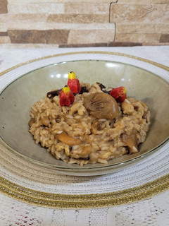 Una foto de Risotto agridulce