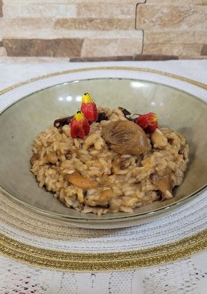 Una foto de Risotto agridulce