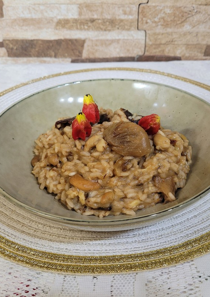 Una foto de Risotto agridulce