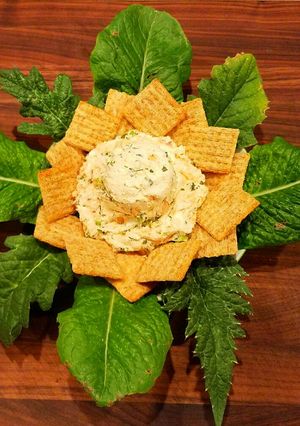 A picture of Mike's Marisco Bagel & Cracker Spread.
