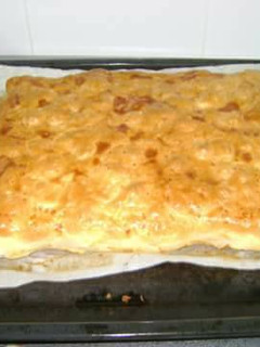 Una foto de Empanada de queso y beicon