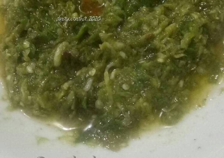 Recipe: Yummy Sambal lado mudo (sambal Cabe hijau)