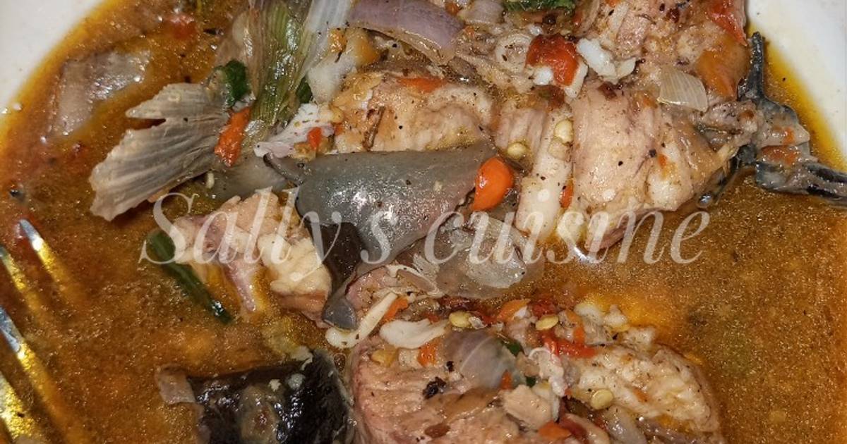 Catfish pepper soup Recipe by Sally's Cuisine Cookpad