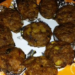 A picture of Baked fish cakes.