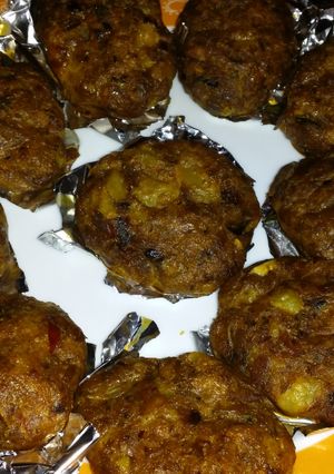 A picture of Baked fish cakes.