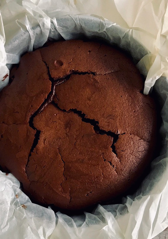 Una foto de Tarta de chocolate (3 ingredientes)