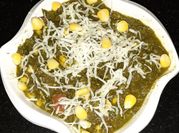 A picture of sweet corn sabzi